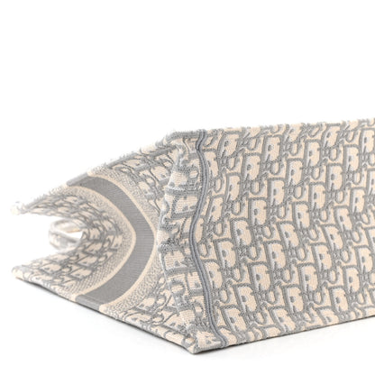 Christian Dior Oblique Medium Book Tote Grey 9 of 12