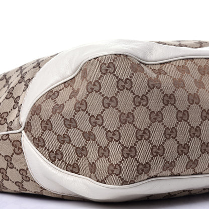 Gucci Monogram Medium Charlotte Hobo Off White 8 of 11