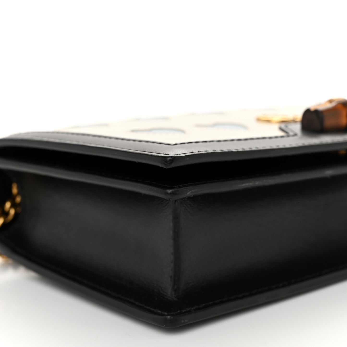 Calfskin Lovelight Mini Diana Chain Bag Mystic White Paradise Cloude