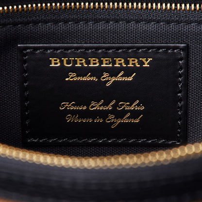 Burberry Derby Calfskin House Check Medium Camberley Black 6 of 11