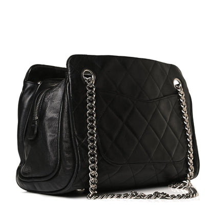 Chanel Lambskin Bijoux Chain Shopping Tote Black 3 of 13