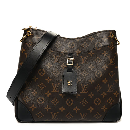 Louis Vuitton Monogram Odeon MM Black 1 of 9