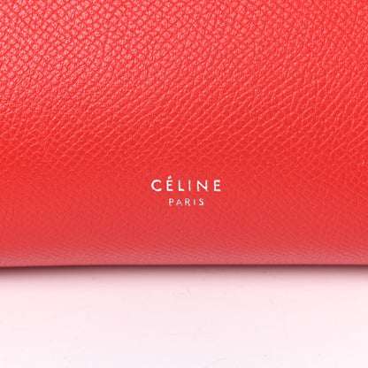 Celine Grained Calfskin Micro Belt Bag Coquelicot 6 of 12