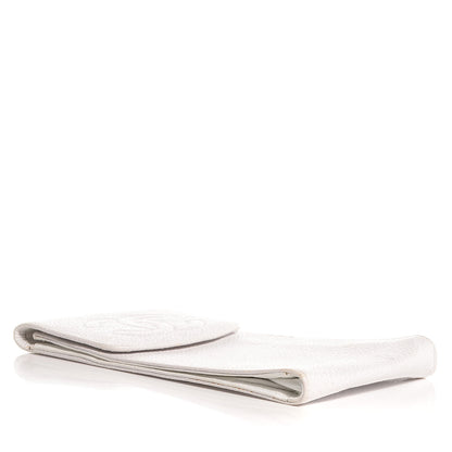 Chanel Caviar CC Eyeglasses Case White 4 of 7