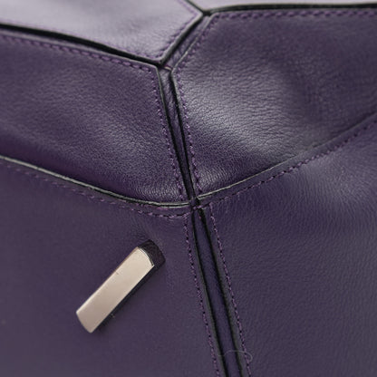 Loewe Calfskin Medium Puzzle Bag Purple 10 of 17