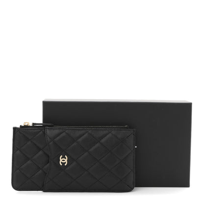 Chanel Caviar Quilted Classic iPhone Pouch Black 8 of 8