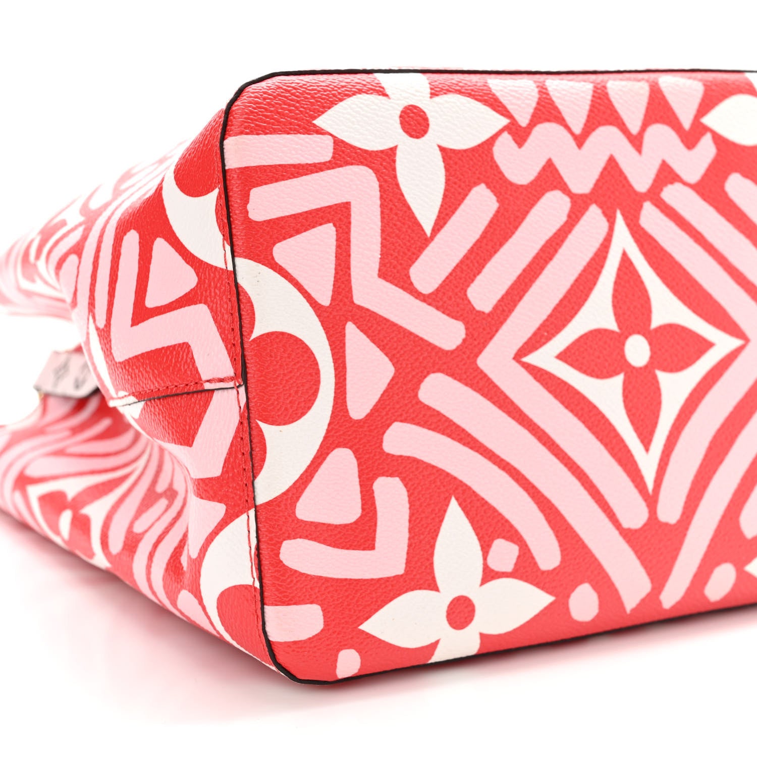 Louis Vuitton Monogram Giant Crafty NeoNoe MM Rouge Rose Creme 8 of 9