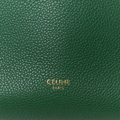 Celine Soft Grained Calfskin Small Sangle Bucket Bag Malachite 7 of 10