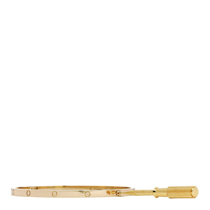 Cartier 18K Yellow Gold Small LOVE Bracelet 20 3 of 8