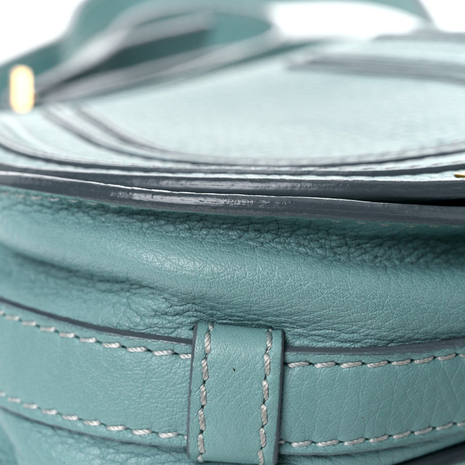 Chloe Calfskin Mini Marcie Round Crossbody Bag Fresh Mint 8 of 17