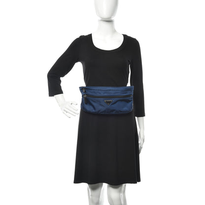 Prada Tessuto Nylon Montagna Belt Bag Royal 2 of 8