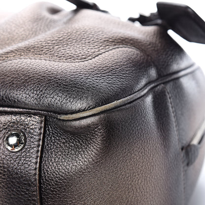 Prada Vitello Daino Antik Bauletto Tote Piombo 9 of 12