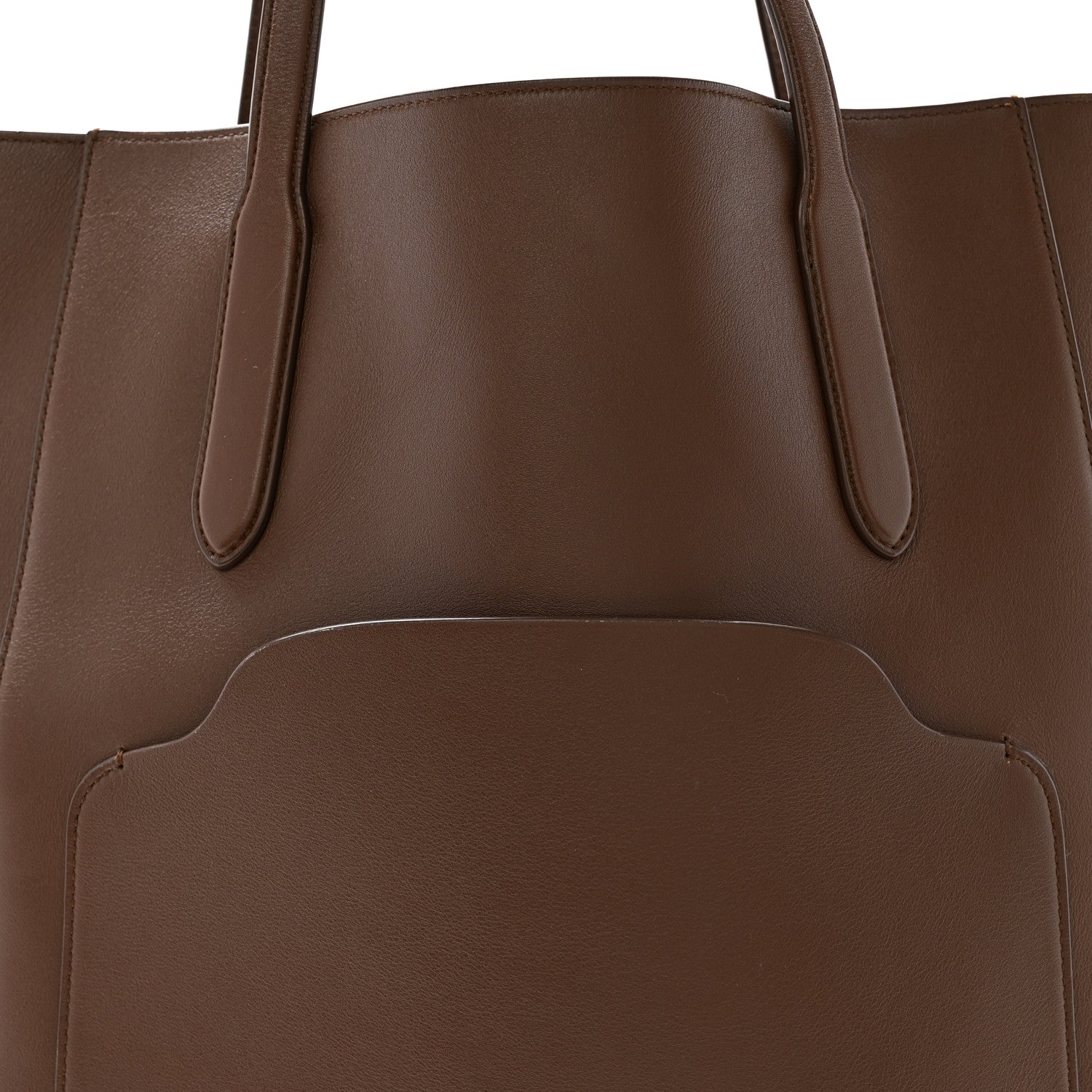 Loro Piana Smooth Calfskin Large Sesia Brown 7 of 9