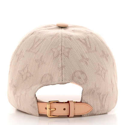 Louis Vuitton Cotton Monogram Jacquard Be My Cap L Beige 4 of 8
