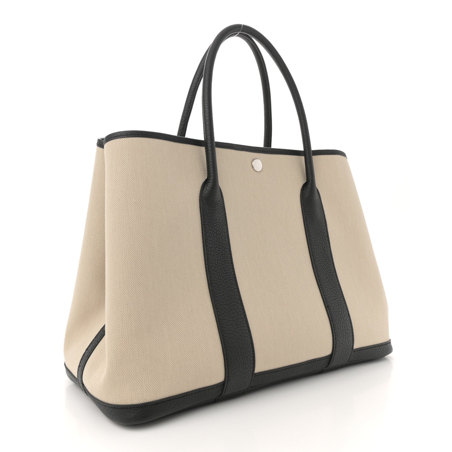Hermes Twill D Negonda Garden Party 36 MM Tote Beton Black 3 of 11