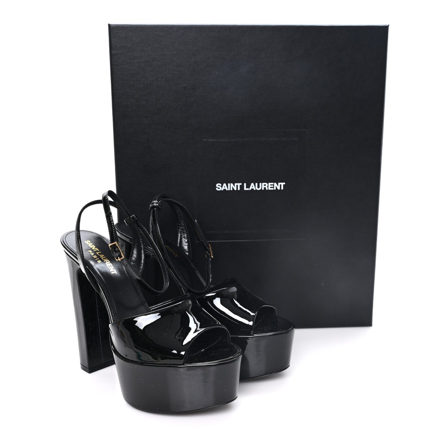 Vernice Grupy Sexy 95 Tanouk Platform Sandals 37.5 Black