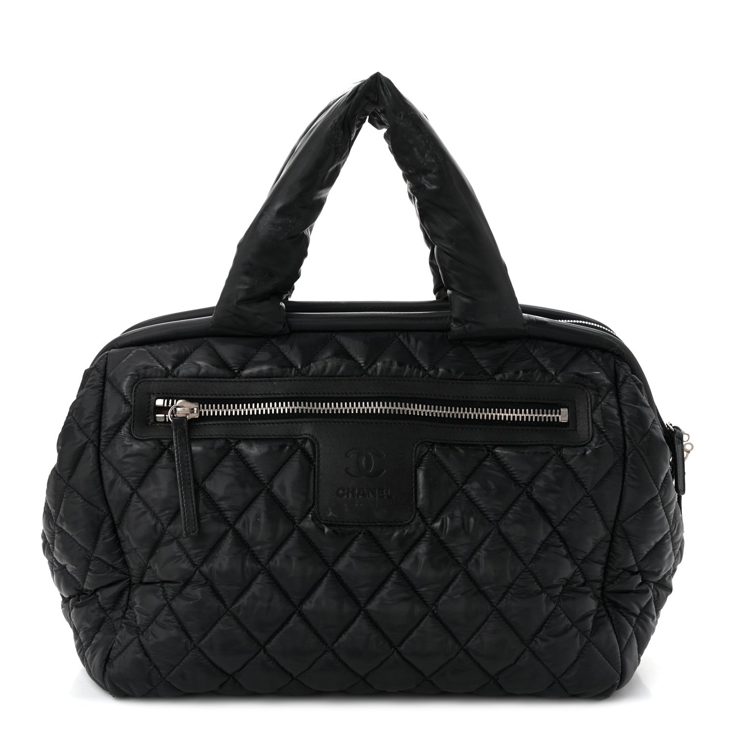 Chanel Nylon Coco Cocoon Bowler Black 1 of 10