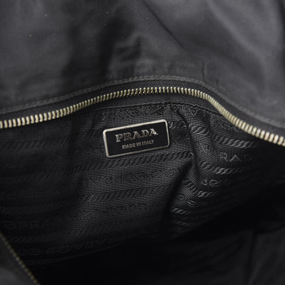 Prada Tessuto Nylon Soft Calf Tote Black 5 of 12