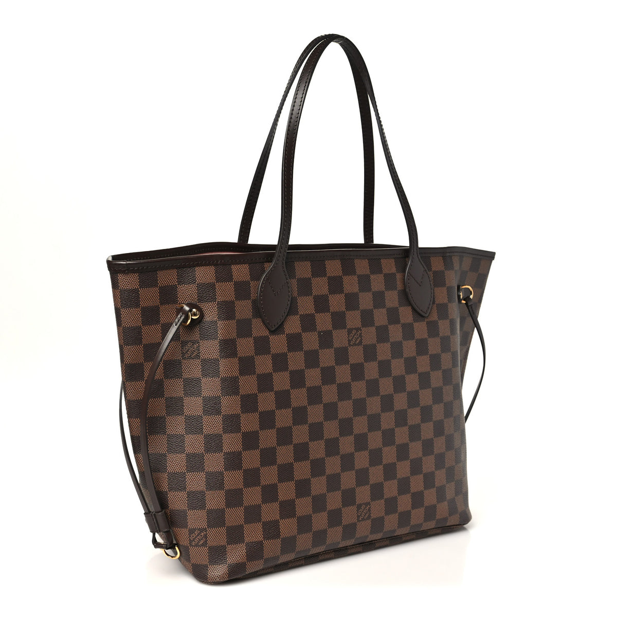 Damier Ebene Neo Neverfull MM Rose Ballerine