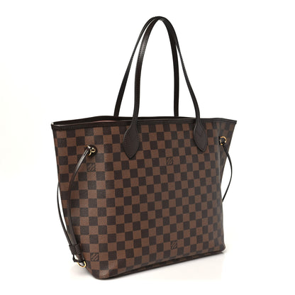 Louis Vuitton Damier Ebene Neo Neverfull MM Rose Ballerine 3 of 10