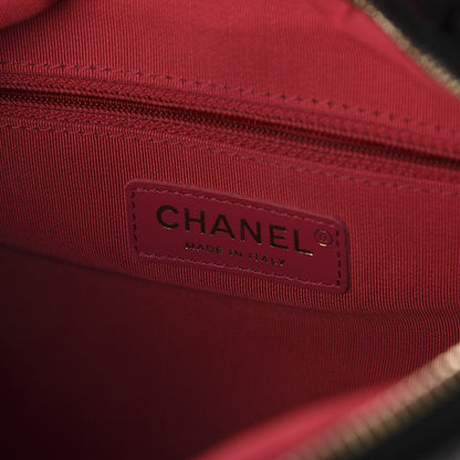 Chanel Calfskin Quilted Chain Around Tote Black 9 of 11