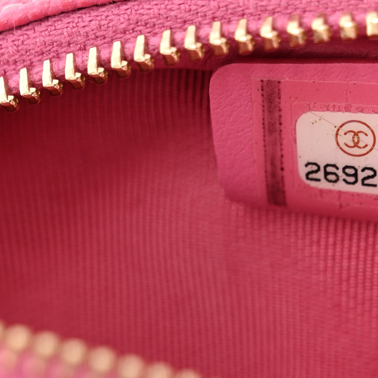 Caviar Quilted Zip Around Classic Coin Purse Pink