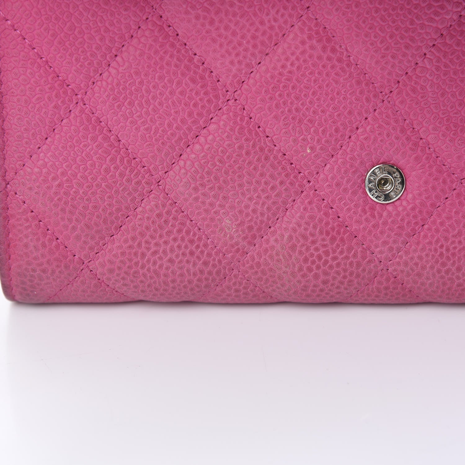 Chanel Iridescent Caviar Quilted Large Flap Wallet Pink 11 of 18