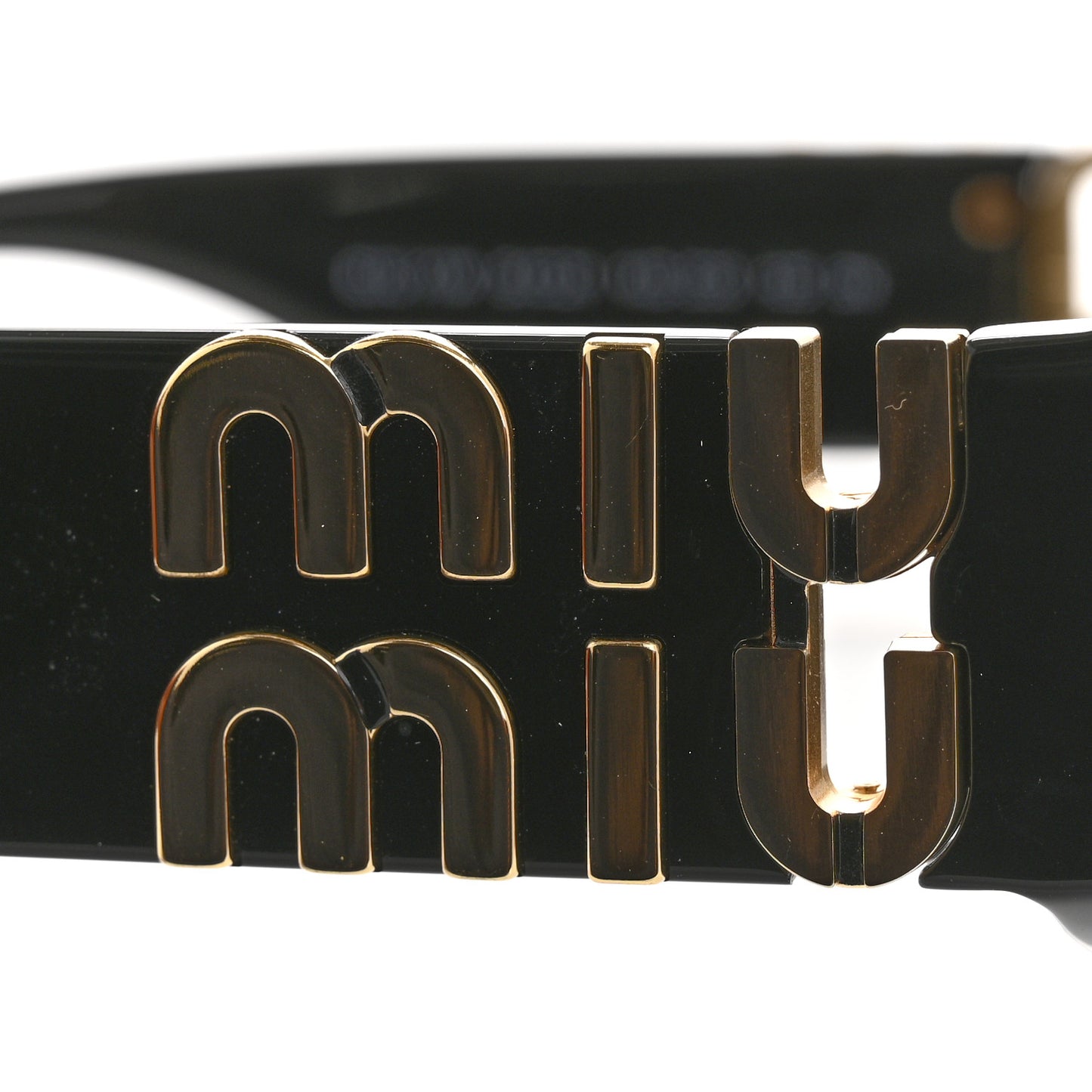 Acetate Oval Glimpse Sunglasses SMU11W Black