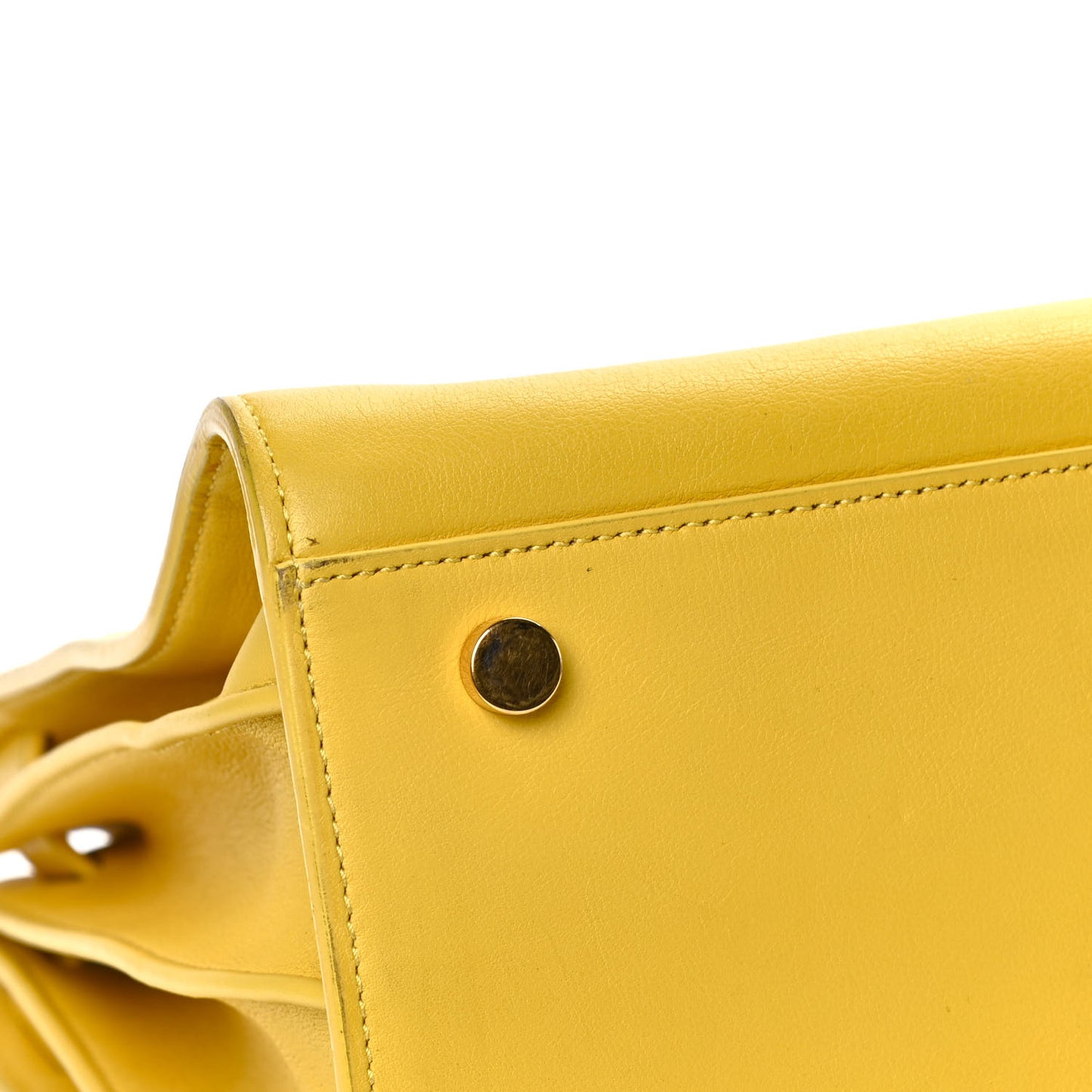 Calfskin Small Sac De Jour Bag Yellow