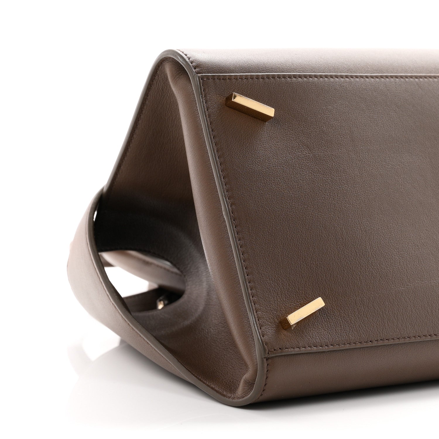 Salvatore Ferragamo Calfskin Medium Hug Bag Clay Lapis 8 of 10