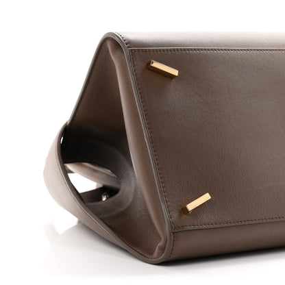 Salvatore Ferragamo Calfskin Medium Hug Bag Clay Lapis 8 of 10