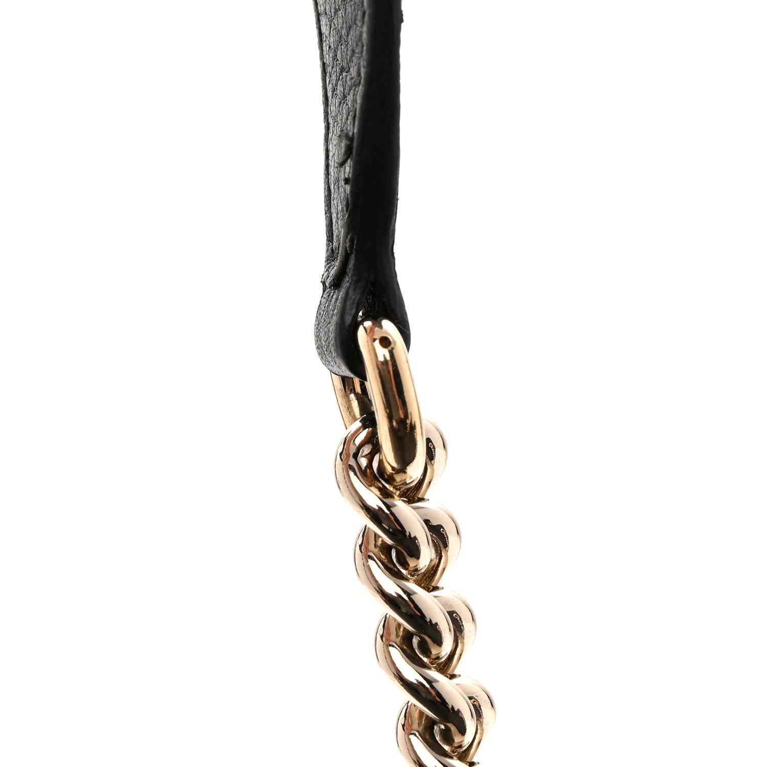 Gucci Pebbled Calfskin Medium Soho Chain Shoulder Bag Black 11 of 12