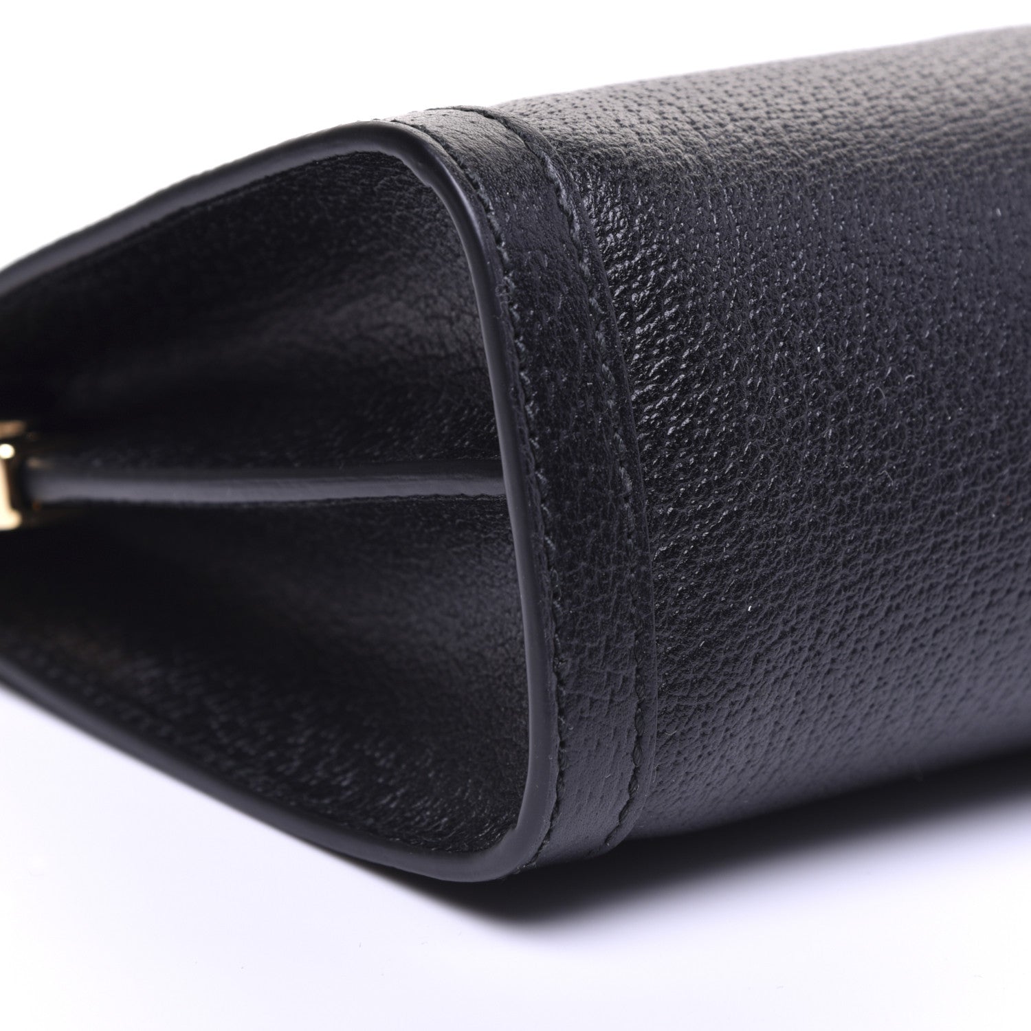 Gucci Calfskin GG Web Small Ophidia Chain Shoulder Bag Black 6 of 11