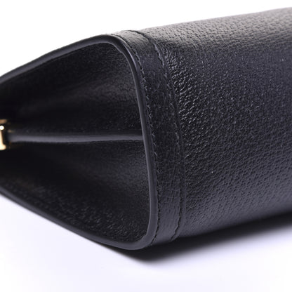 Gucci Calfskin GG Web Small Ophidia Chain Shoulder Bag Black 6 of 11