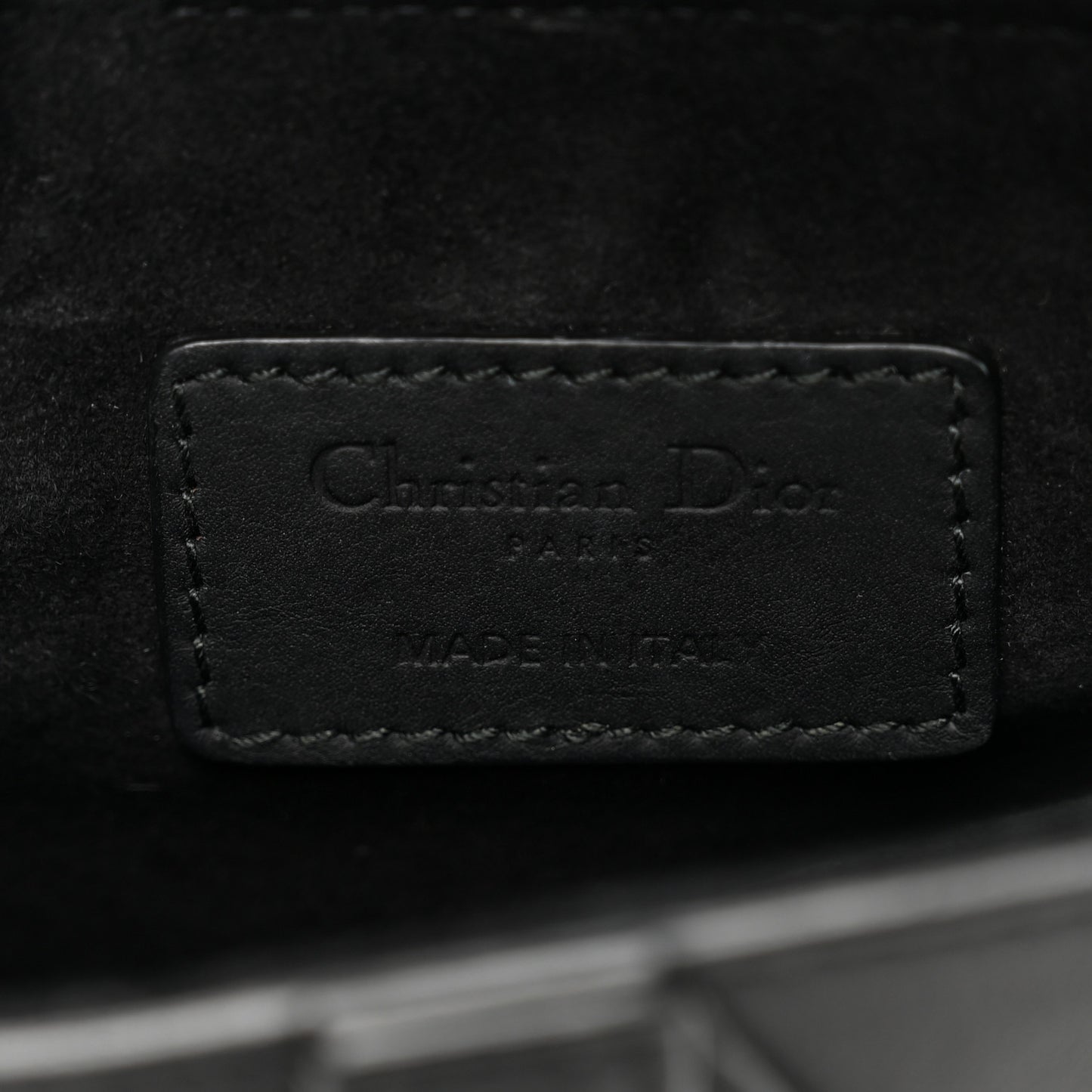 Ultra Matte Calfskin Mini Saddle Bag Black