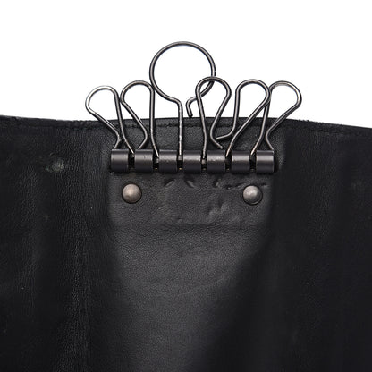 Bottega Veneta Nappa Intrecciato 6 Key Holder Black 7 of 7
