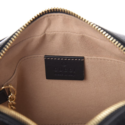 Gucci Suede Patent Web Mini Ophidia Shoulder Bag Black 6 of 9