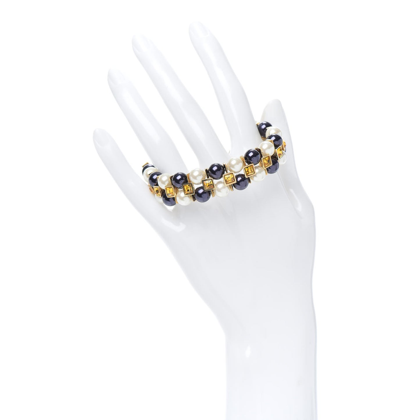 Pearl Crystal Cry Me A River Bracelet