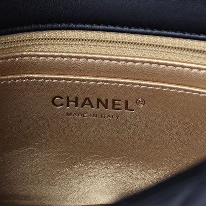 Chanel Lambskin Quilted Mini Rectangular Pearl Crush Flap Black 5 of 8