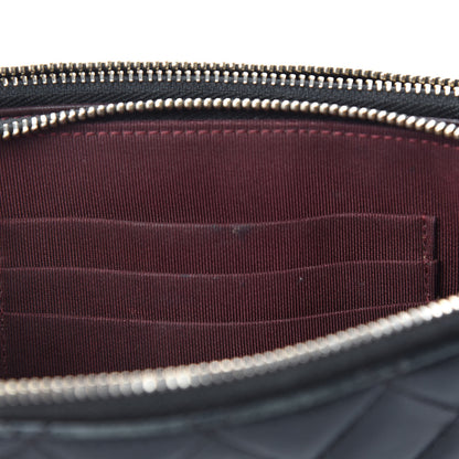 Chanel Lambskin Quilted Small Clutch With Chain Black 13 of 18