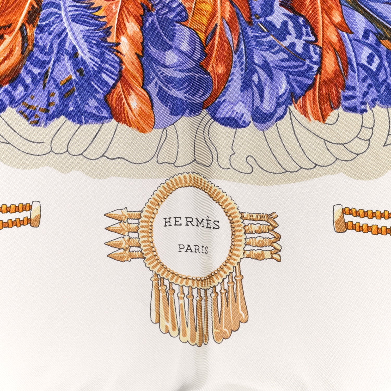 Hermes Silk Mexique Scarf 90 2 of 5