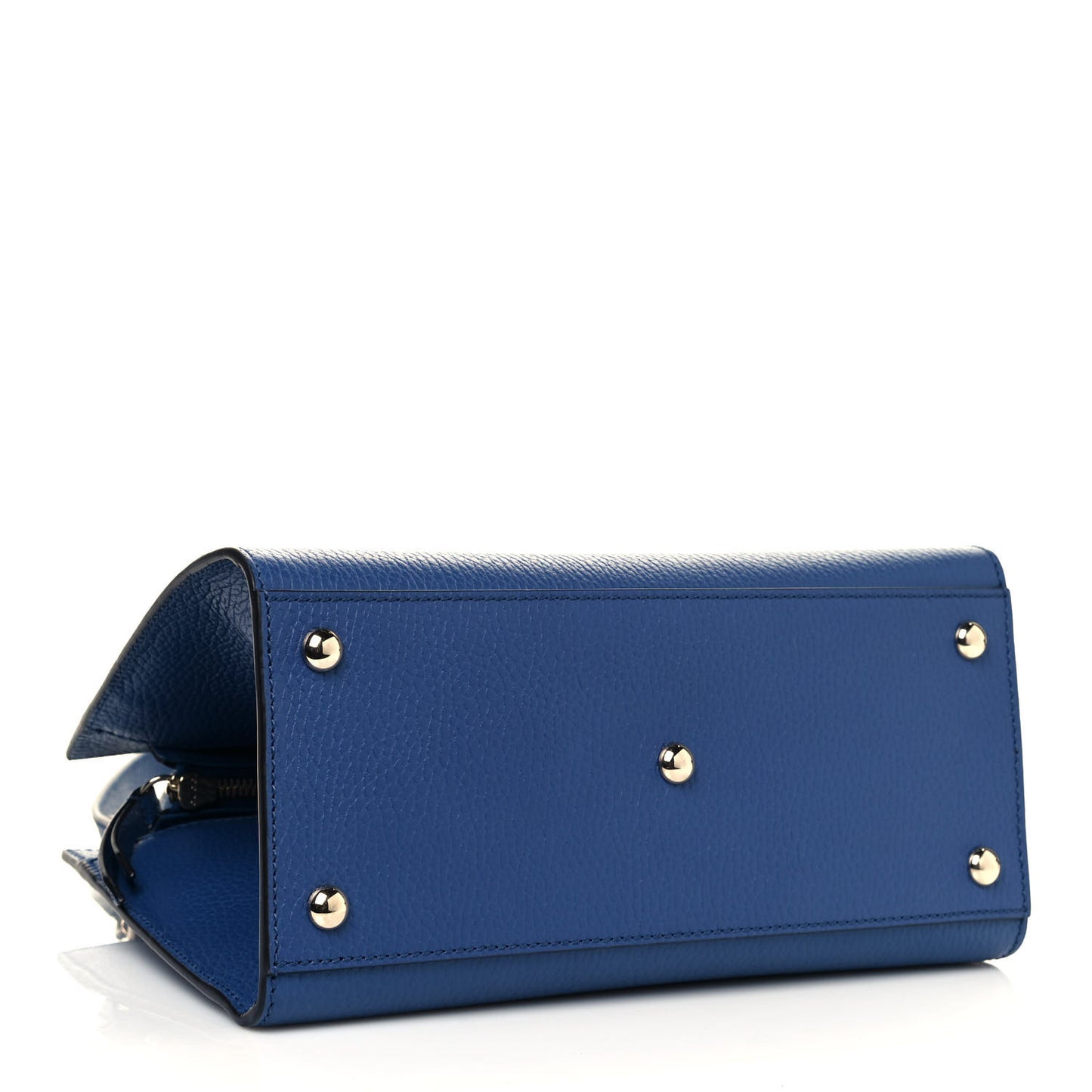 Dollar Calfskin Medium Soho Top Handle Satchel Caspian
