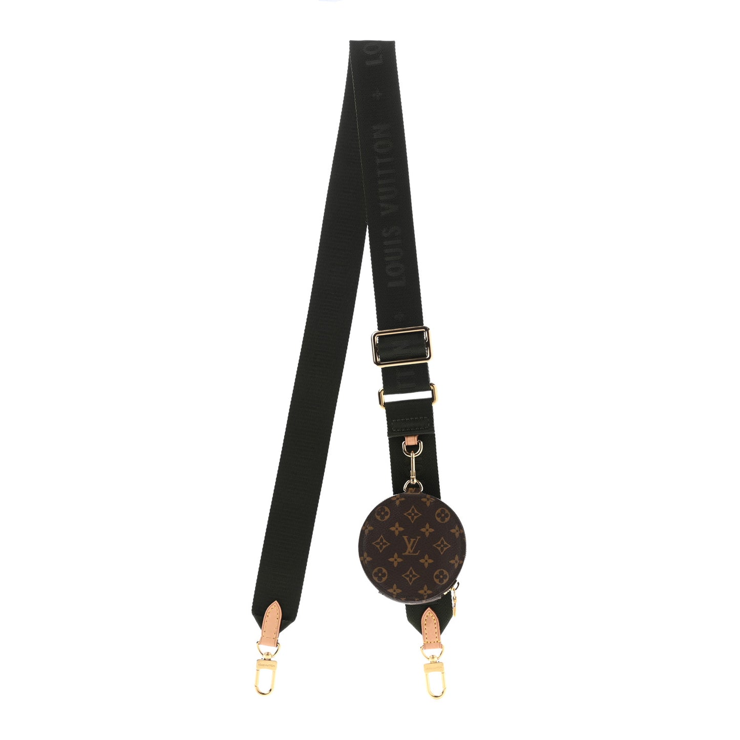 Monogram Multi Pochette Accessories Bandouliere Shoulder Strap Kaki