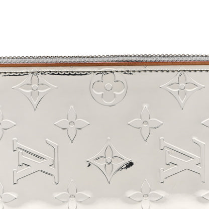 Louis Vuitton Monogram Mirror Zippy Wallet Silver 7 of 10