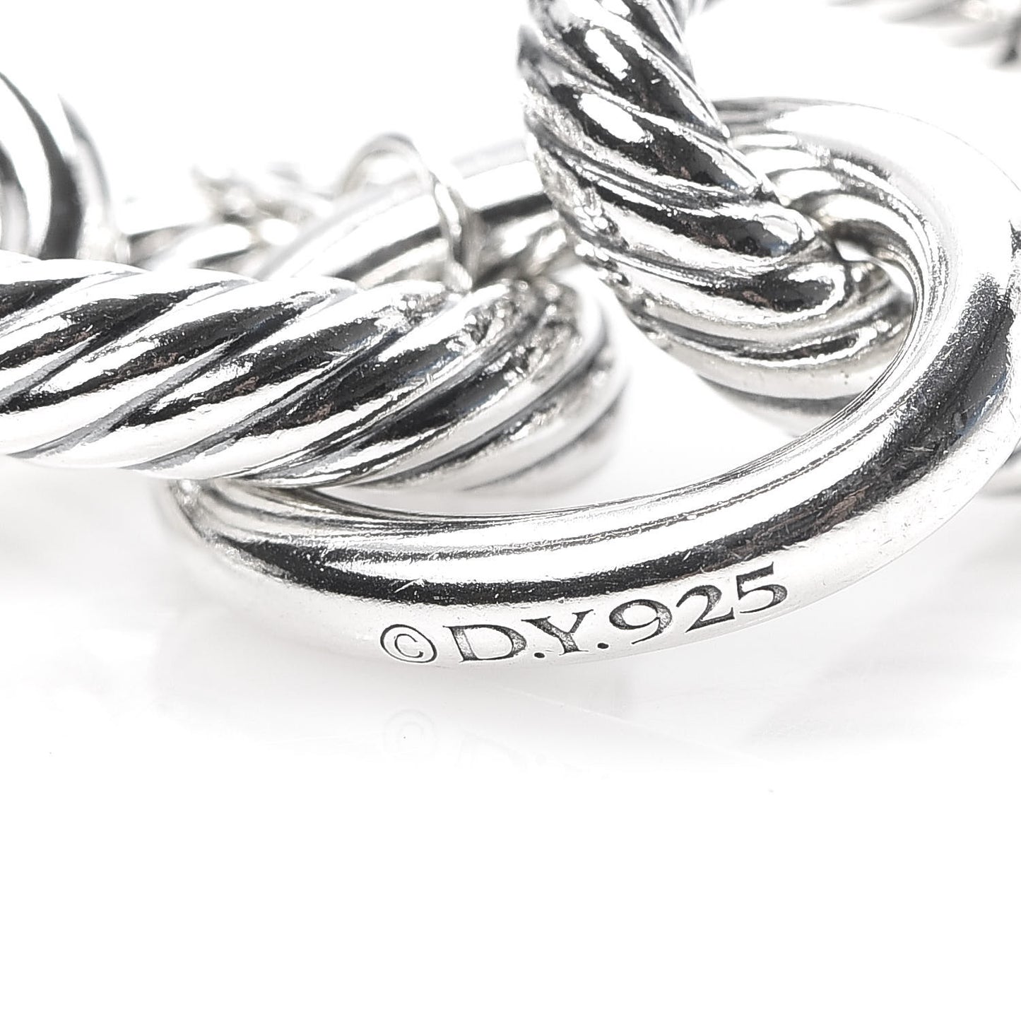 Sterling Silver 12mm Large Oval Link Bracelet