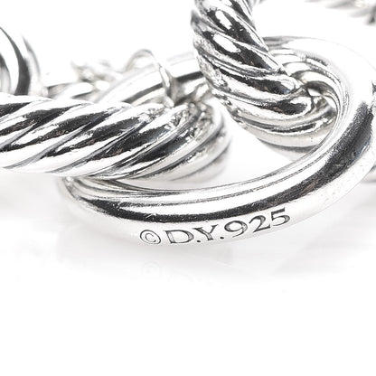 David Yurman Sterling Silver 12mm Large Oval Link Bracelet 4 of 5