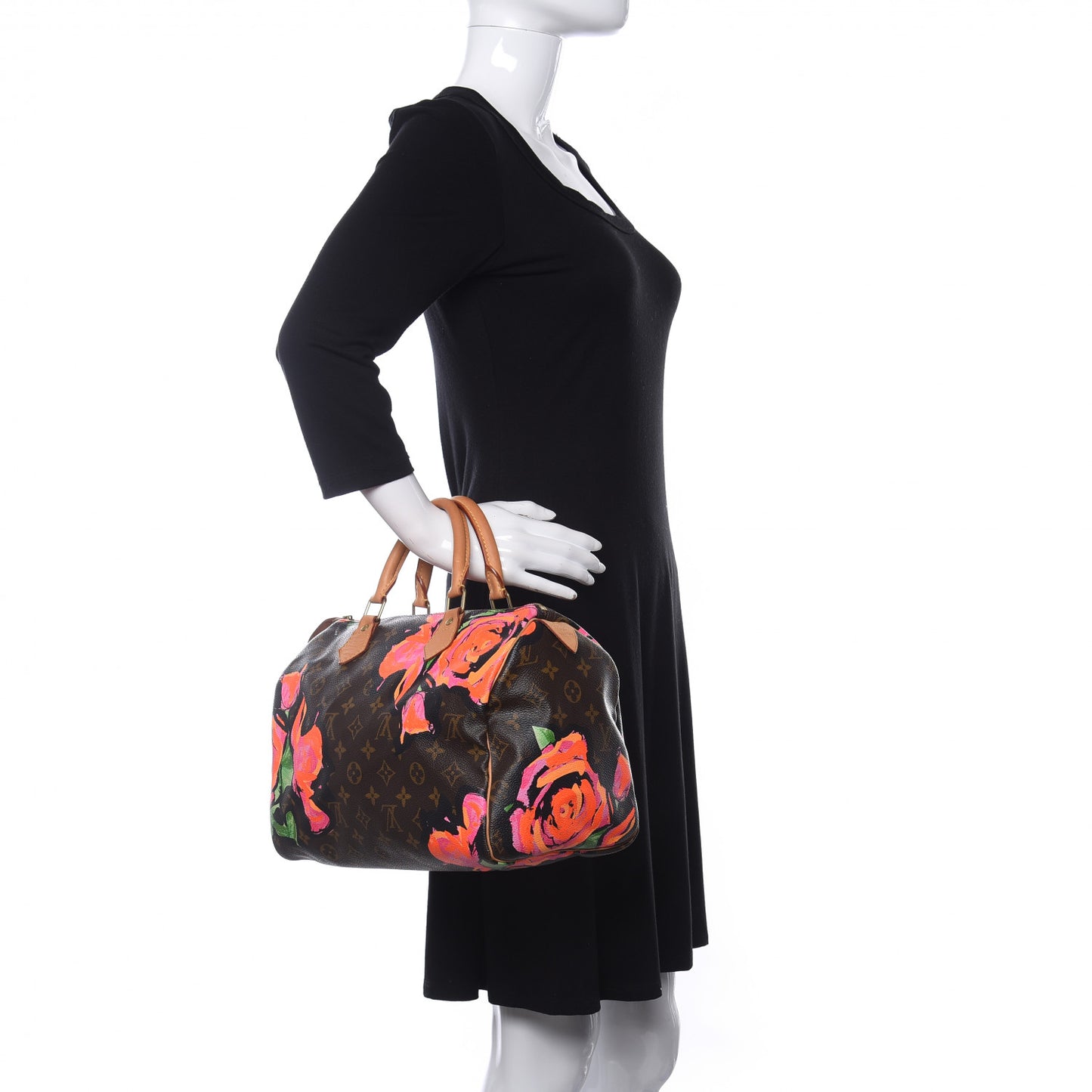 Monogram Roses Speedy 30