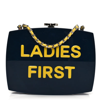Chanel Plexiglass Evening In The Street 5x5=CC Small Clutch Dark Blue 1 of 9