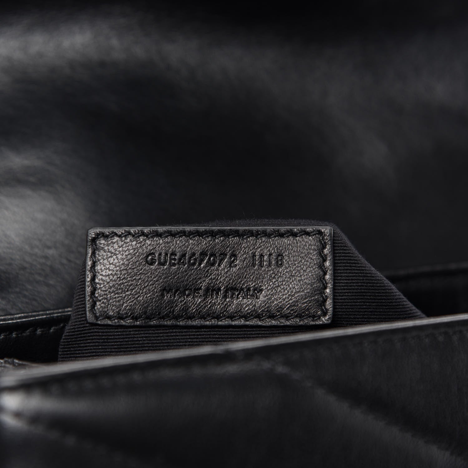 Saint Laurent Calfskin Y Quilted Monogram Toy Loulou Crossbody Bag Black 10 of 12