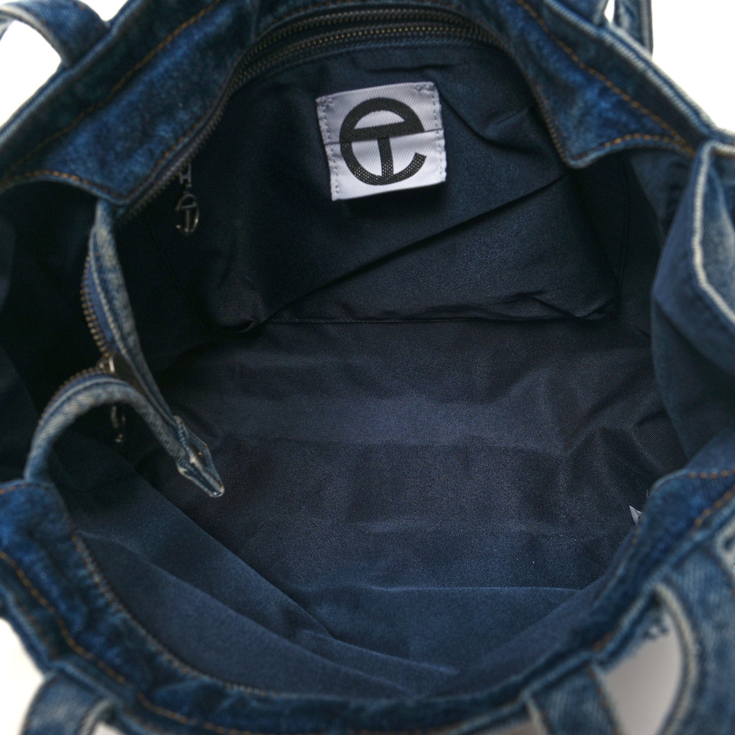 Denim Medium Shopping Bag Distressed Blue
